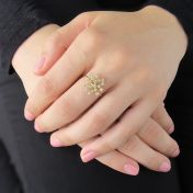 Sparks of the Soul Diamond Ring [14K Gold]