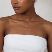 Spheres of Love Diamond Necklace [18K Gold Vermeil]