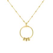 Family Circle Name Necklace [18K Gold Vermeil]