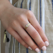 Springy Diamond Ring [18K Gold]