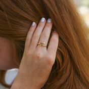 Swan Ring - 2 Names [10K Gold]