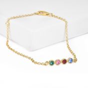 Talisa Stars Birthstone Bracelet [10K Gold]