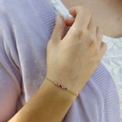 Talisa Stars Birthstone Bracelet [14K Gold]