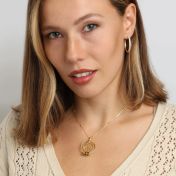 Mother's Love Map Name Necklace [18K Gold Vermeil]