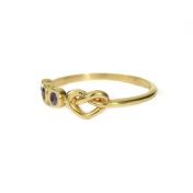 Ties of The Heart Birthstone Ring [10 Karat Gold]
