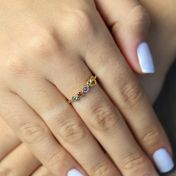 Ties of The Heart Birthstone Ring [10 Karat Gold]