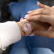 Talisa October Pink Sapphire Watch