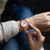 Talisa October Pink Sapphire Watch