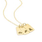 Mirella Zodiac Charm Necklace [14 Karat Gold] 