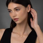 Helena Zodiac Necklace with 0.3 ct Diamond [18K Gold Vermeil]