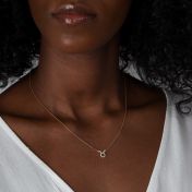 Zodiac Sign Necklace with Diamonds [18K Gold Vermeil]