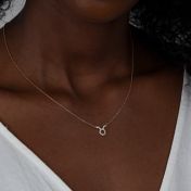 Zodiac Sign Necklace with Diamonds [18K Gold Vermeil]