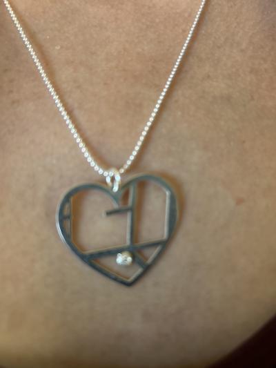 Threads Of Life Map Necklace [14 Karat Gold]