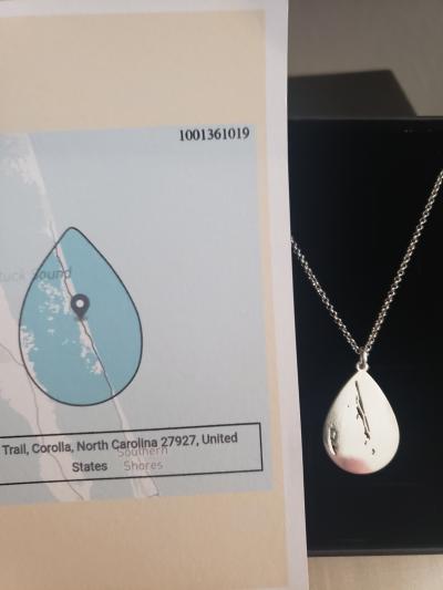 Talisa Map Necklace [14 Karat Gold]