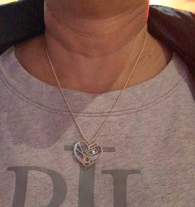 Ties of Heart Map Necklace [18K Gold Vermeil]