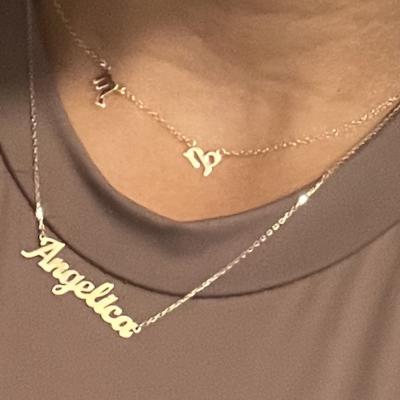 Helena Zodiac Necklace [14 Karat Gold]