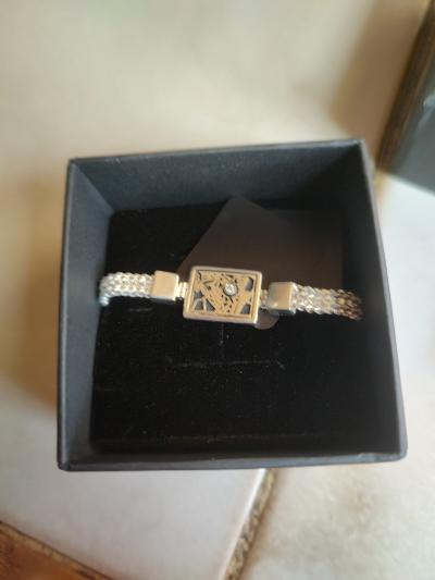 Precious Spot Silhouette Map Bracelet with Milanese Chain [18K Gold Vermeil]