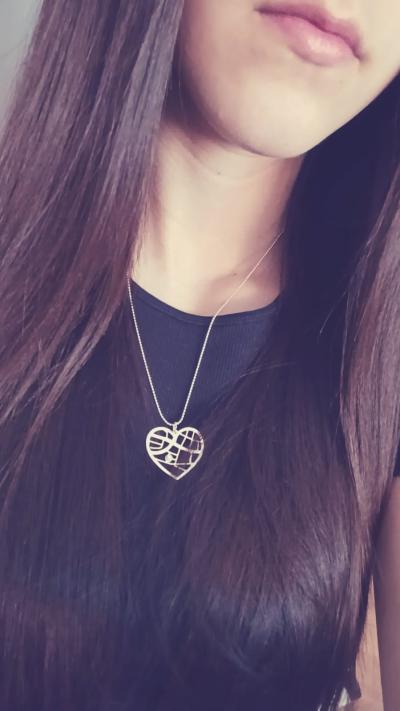 Threads Of Life Map Necklace [14 Karat Gold]