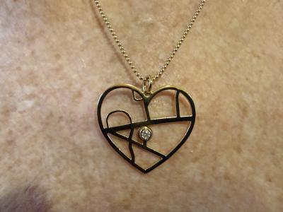 Talisa Map Necklace [14 Karat Gold]