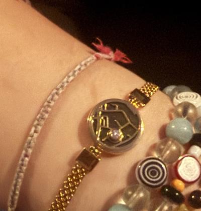 Talisa Silhouette Map Bracelet [18K Gold Vermeil]