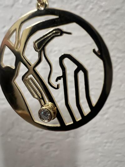 Ties of Heart Map Necklace [18K Gold Vermeil]