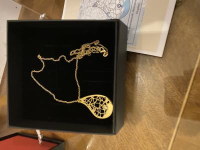 Threads Of Life Map Necklace [18K Gold Vermeil]