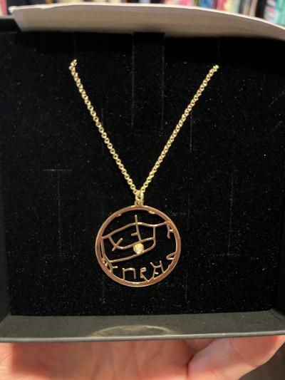 Talisa Map Necklace [18K Gold Vermeil]