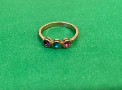 Talisa Stars Birthstone Ring [10K Gold]