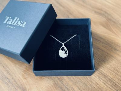 Ties of Heart Map Necklace [18K Gold Vermeil]