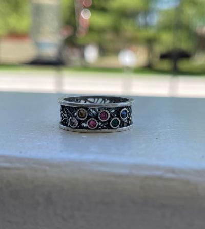 Family Roots Birthstone Ring [Sterling Silver]