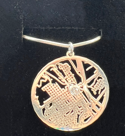 Cherished Spot Map Necklace [18K Gold Vermeil]