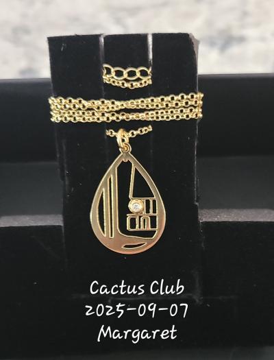 Threads Of Life Map Necklace [14 Karat Gold]