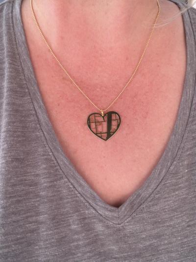 Talisa Map Necklace [14 Karat Gold]