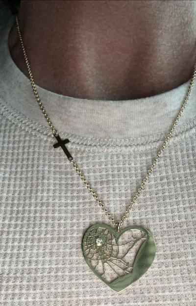 Ties of Heart Map Necklace [18K Gold Vermeil]
