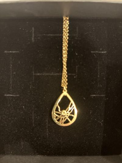 Ties of Heart Map Necklace [18K Gold Vermeil]