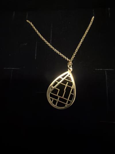 Talisa Map Necklace [14 Karat Gold]