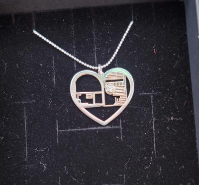 Talisa Map Necklace [14 Karat Gold]