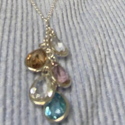 Enchanted Rain Birthstone Necklace [18K Gold Vermeil]