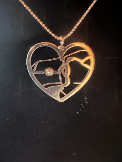 Threads Of Life Map Necklace [14 Karat Gold]