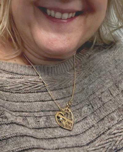 Ties of Heart Map Necklace [18K Gold Vermeil]